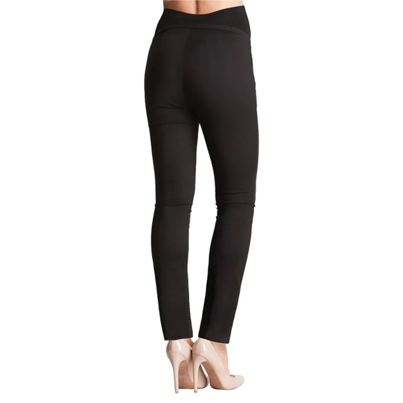 Seraphine | Elegant Black Maternity Skinny Pants 2 - Picture 2 of 11